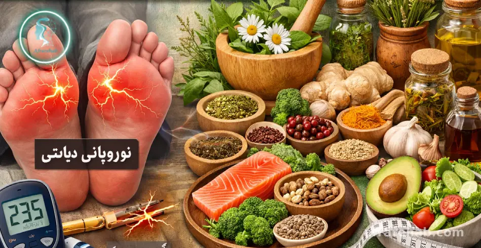 درمان خانگی درد نوروپاتی دیابتی با گیاهان دارویی و رژیم غذایی